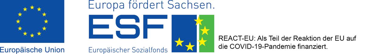 zur Vergrößerungsansicht des Bildes: Gestaltungsvorlagen für ESF-geförderte Vorhaben. Logo: SAB