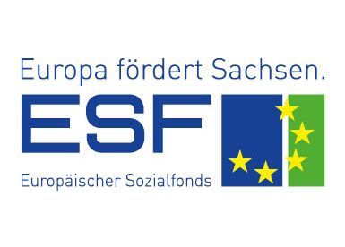 Logo - Europa fördert Sachsen. Logo. SAB
