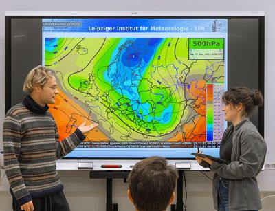 The letures of the Module Weather Prediction take place in seminar room 0.16. Photo. Swen Reichhold