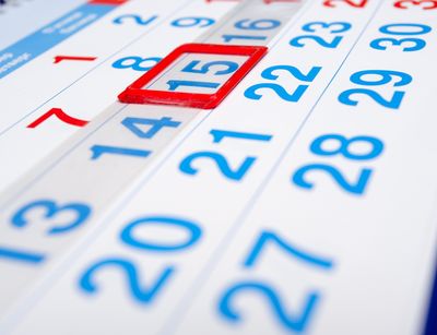 Kalender -Nummern, Foto: Colourbox