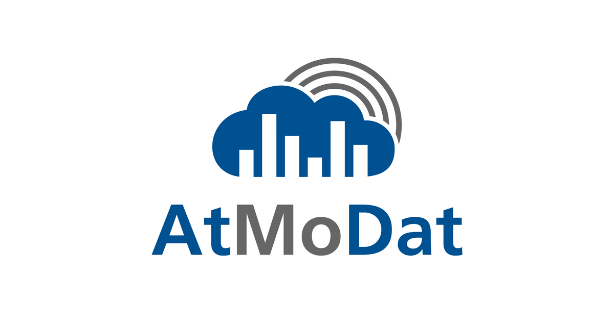enlarge the image: AtMoDat ensures that the results of climate models are standardized and so made more usable. Logo: AtMoDat. Logo: AtMoDat
